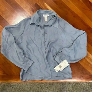 (10)NWT jones New York long sleeve  blouse
